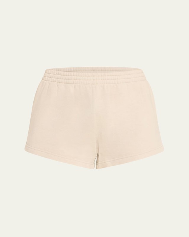 Cotton Fleece Loose Lounge Shorts